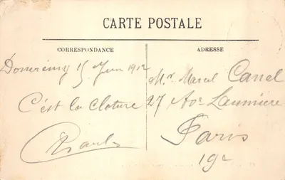 Domrémy-la-Bucelle — Maison de Jeanne d'Arc — LL. n°13 — Verso