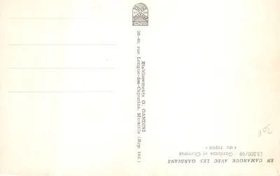 Établissements G. Gandini — Éléphant des Capucins, Camargue — Éditeur : Établissements G. Gandini, Marseille — 뒷면