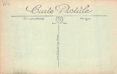 NANTES — Le Monument des Combattants de 1870 — éditeur FAY Fils et Cie, Paris — Verso