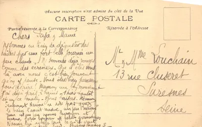 Cancale (I.-et-V.) — Widok na skały i otwartą morze — wydawca RONNES, nr 208 — Rewers