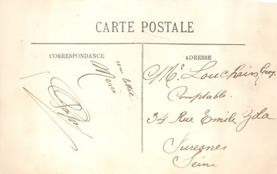 Grenoble — La Place Victor Hugo — La Statue de Berlioz et les Forts — éditeur anonyme, n° 440 — Verso