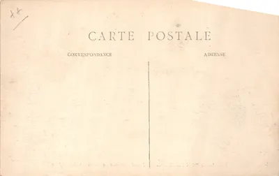 Palais de FONTAINEBLEAU — L'Escalier du Fer à Cheval de face — éditeur non visible — Verso