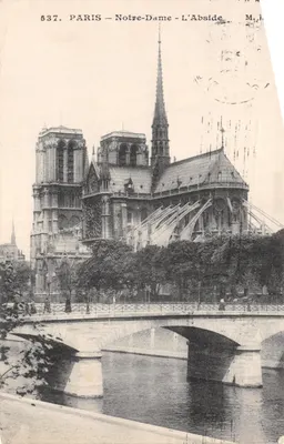 PARIS — Notre-Dame — L'Abside — M.J. — n° 537