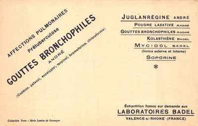 La forêt landaise — Forêt de pins — éditeur Yvon, n°4 — Verso