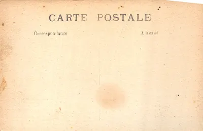 Cabinet de travail de Lamartine — Château de Saint-Point — Souvenirs de Lamartine — 뒷면