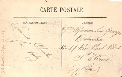 Paris — Le Pont de la Concorde et la Chambre des Députés — LL. n° 241 — Verso