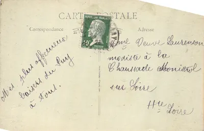 Le Puy (Hte-Loire) — Statue de Notre-Dame de France — IMPRIMÉ SUR LA CARTE n°130 — Verso