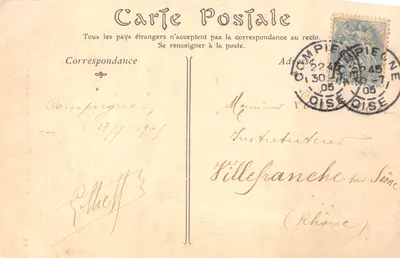 Compiègne — La Porte de l'Arsenal — ND Phot — 뒷면