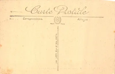 Versailles — Le Grand Trianon. La Chambre à Coucher de Napoléon Ier — LL. n° 301 — 뒷면