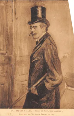 Portrait de M. Louis Pascal — œuvre d'Henri de Toulouse-Lautrec — Musée d'Albi, n° 35