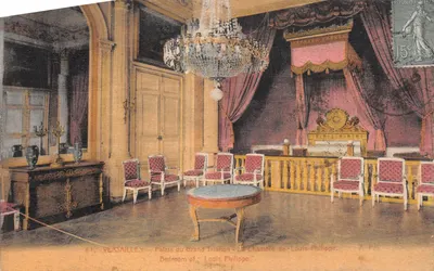 Versailles — Chambre de Louis Philippe au Palais du Grand Trianon — A.P. éditeur