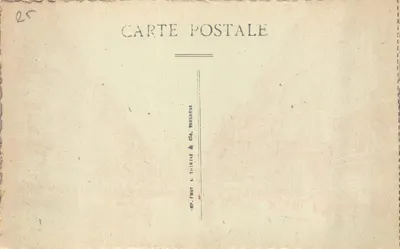 Paris — Avenue de l'Opéra — vue vers l'Opéra Garnier, éditeur IMPRIMÉ SUR LA CARTE : HAFENIA et N° 25 visible en haut à gauche — 뒷면