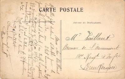 Paris — Le Palais du Luxembourg — éditeur inconnu, n° de série non visible — Rewers