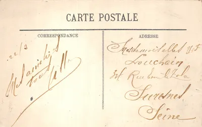 Lourdes — Vue plongeante — éditeur LL — Verso