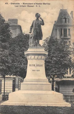 Grenoble - Monument d'Hector Berlioz - par Urbain Basset - E.R
