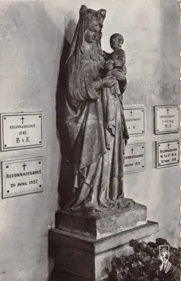 Statue de la Vierge à l'Enfant — Abbaye de la Pierre qui Vire — Éditions du Lys, Moullins