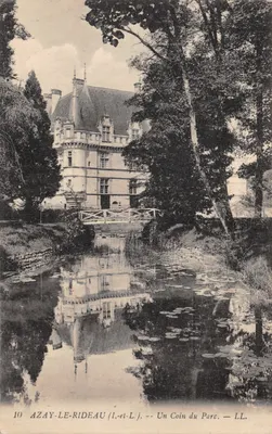 Azay-le-Rideau (Indre-et-Loire) — Un Coin du Parc — LL. n°10