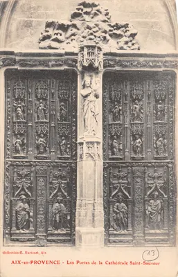 Aix-en-Provence — Les Portes de la Cathédrale Saint-Sauveur — Collection O. Martinet, Aix