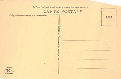 Colmar — Anciennes Douanes — éditeur CH. BERGERET, STRASBOURG — पीछे