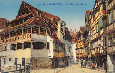Strasbourg — Le Bain aux Plantes — éditeur : Cr. Alsacienne des Arts Photomécéniques