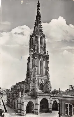 Berne. Das Münster — éditeur Photoglob-Wehrli & Vouga & Co. A.-G. Zürich, n° 284