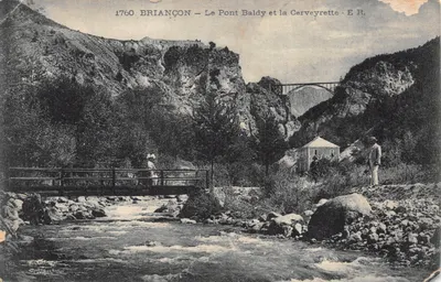 BRIANÇON — Le Pont Baldy et la Cerveyrette — E.R