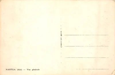 Nantua (Ain) — Vue générale — Combiér Imp. Macon — 裏面