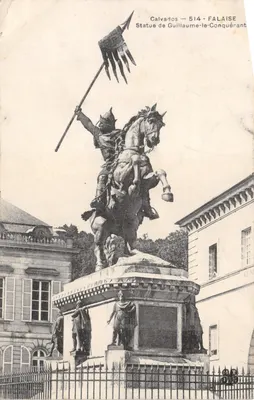Statue de Guillaume-le-Conquérant — Calvados — 514 — FALAISE