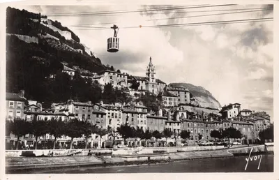 Le téléphérique de Grenoble — vue du couvent de la Basilique — éditeur YVON