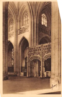 Bourg (Ain) - Église de Brou, La nef — Éditions d'Art YVON, n°5