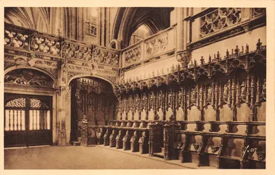 Bourg (Ain) - Église de Brou — Les stalles du chœur — Éditions Yvon, Paris
