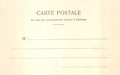 Leuchtturm und Villa des Carmel — Verleger Gustave Remy, Pontarlier (Doubs) — Rückseite