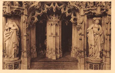 Bourg (Ain) - Église de Brou - Mausolée de Philibert-le-Beau (détails) — Éditions d'Art YVON, Paris