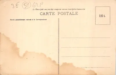 Reims — La Cathédrale incendiée par les Allemands le 19 Septembre 1914 — Cholllier, éditeur, Reims — 背面