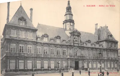 Reims — Hôtel de Ville — éditeur Blanchart, Reims