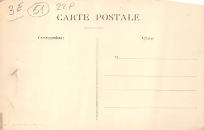 Reims — Hôtel de Ville — éditeur Blanchart, Reims — 背面