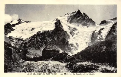 Massif du Pelvoux — La Meije et la Brèche de la Meije — A. 2. MASSIF du PELVOUX — La Meije et la Brèche de la Meije