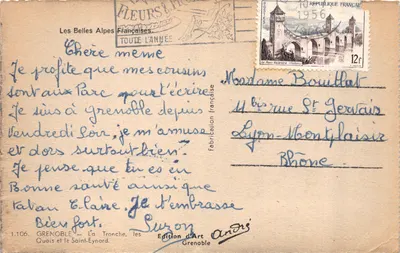 Grenoble — Quais et le Saint-Eynard — Édition d'Art André — पीछे