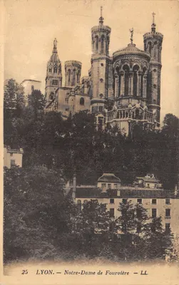 LYON — Notre-Dame de Fourvière — éditeur LL, n° 25