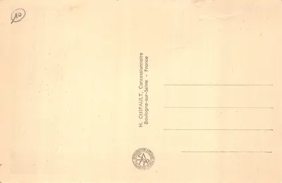 Exposition Internationale Paris 1937 — L'Embarcadère des Vedettes — H. CHIPAULT, Concessionnaire, Boulogne-sur-Seine — 裏面