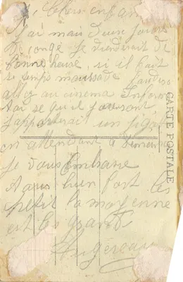Paryż - Notre-Dame i Parvis — wydawca nieodczytalny, nr 4 — Rewers