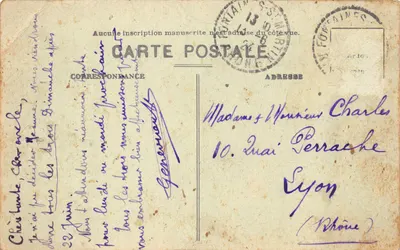 Le Cantal Pittoresque — Roche pointue près de Condat-en-Feniers — Édition Jullard — 뒷면