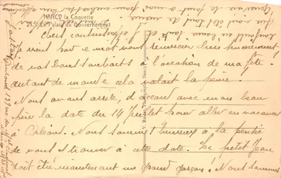 Nancy — Het Paleis van de Overheid — uitgever V. Reeder — Achterkant