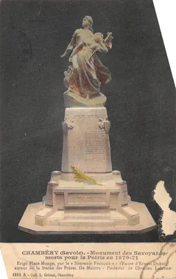 Chambéry (Savoie) - Monument des Savoyards morts pour la Patrie - Éditeur L. Grimal
