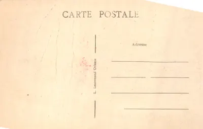 Orléans — Les bords de la Loire — Le Pont et vue générale — éditeur L. Lenormand Orléans — 背面