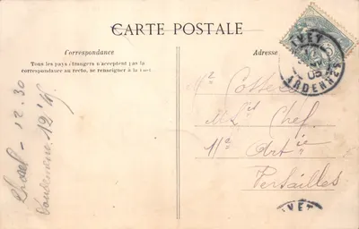 Vallée de la Meuse — GIVET — Le Fort de Charlemont — J. Winling, édit. Charleville — पीछे