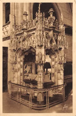 Mausolée de Marguerite d'Autrèche — église de Brou (Ain) — éditeur Les Éditions d'Art YCN