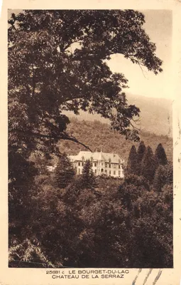 Le Bourget-du-Lac — Château de La Serraz — éditeur Braun & Cie, n° 25881 c