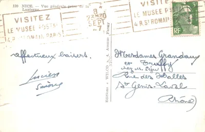 Vue générale prise de la Lanterne — Nice — Éditions « Wilco », n° 139 — पीछे