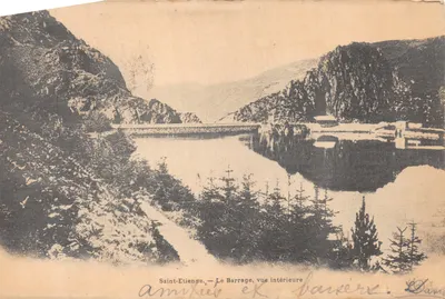 Saint-Étienne — Le Barrage, vue intérieure — éditeur imprimeur non identifié